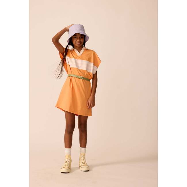 Organic Tunic Dress in Overtime Orange - Dresses - 3