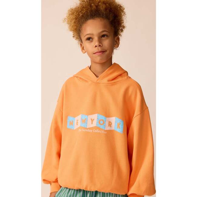 Organic Weekend Hoodie in Overtime Orange - Sweatshirts - 3
