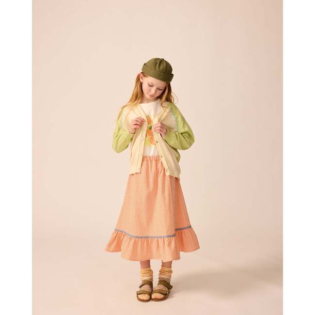 Organic Lightweight Classroom Cardigan in Keylime