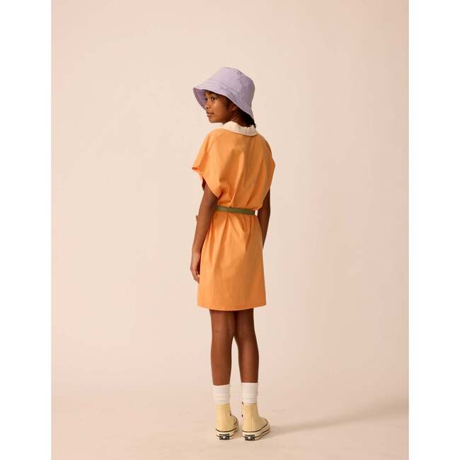 Organic Tunic Dress in Overtime Orange - Dresses - 4
