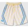 Basketball Shorts in Lemonade Check - Shorts - 1 - thumbnail