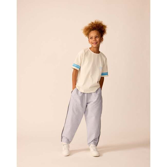 Friday Pant in Oxford Blue Stripe