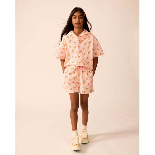 Bowling Shirt in Clementine