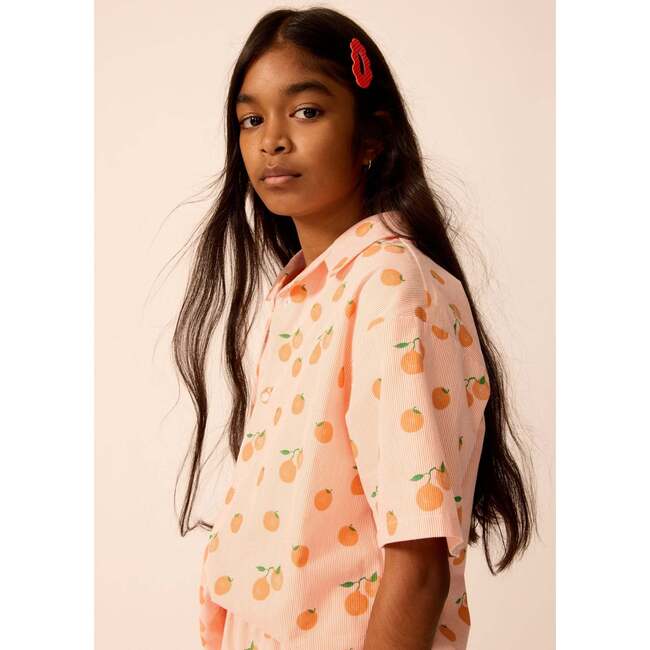 Bowling Shirt in Clementine - Blouses - 4