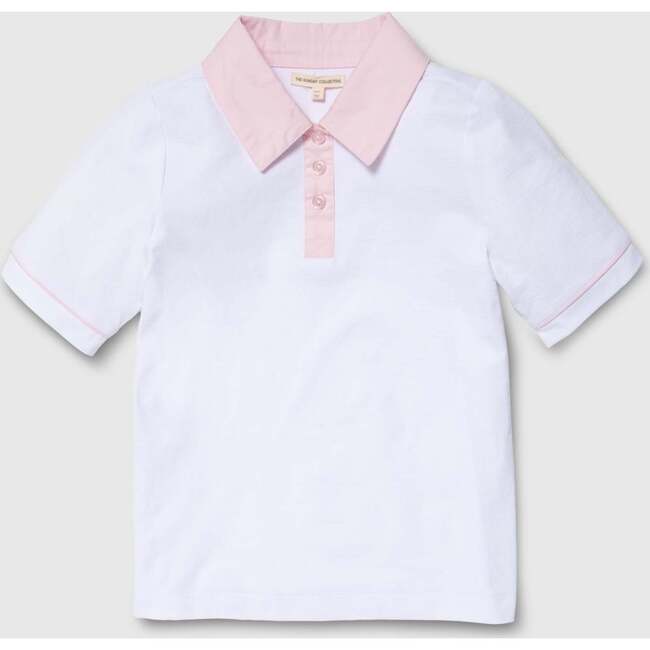 Tech Play Polo in Pink Trim