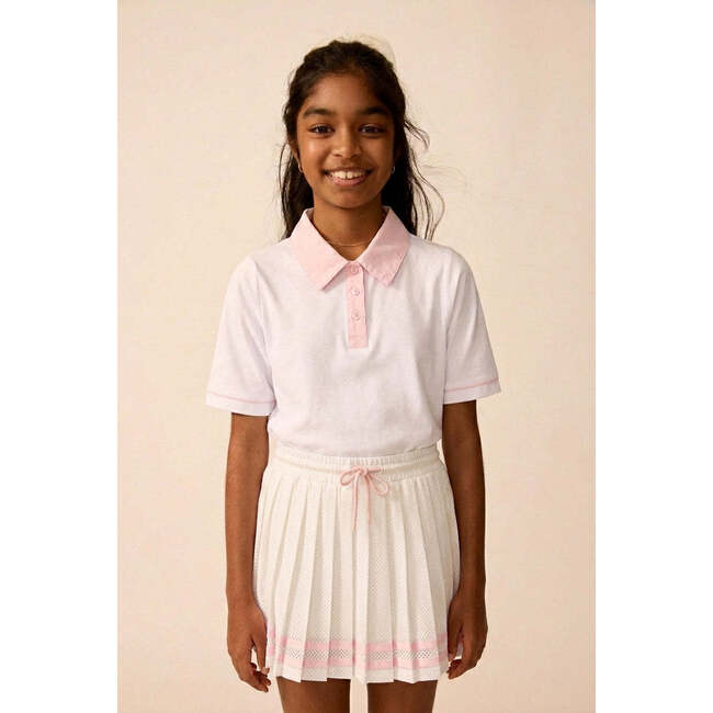 Tech Play Polo in Pink Trim - Polo Shirts - 3