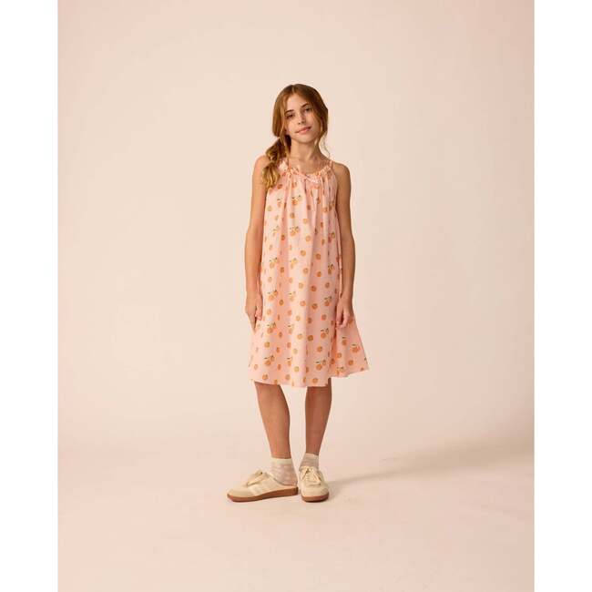 Tie Neck Dress in Clementine - Dresses - 3