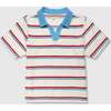 Organic Recess Polo in Terry Stripe - Blouses - 1 - thumbnail