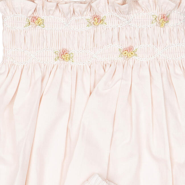 Embroidered Flutter Set, Pink