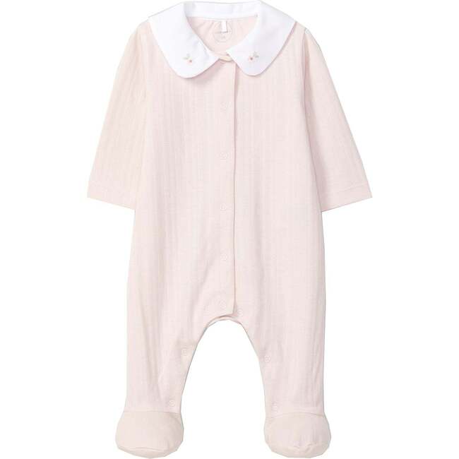 LARANJINHA Peachy Footed Pajamas, Pink