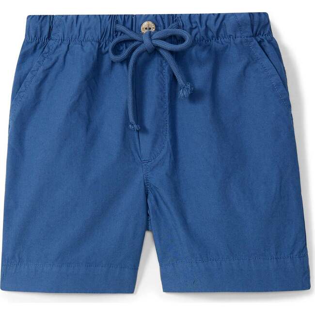LARANJINHA Nice Day Cotton Shorts, Medium Blue
