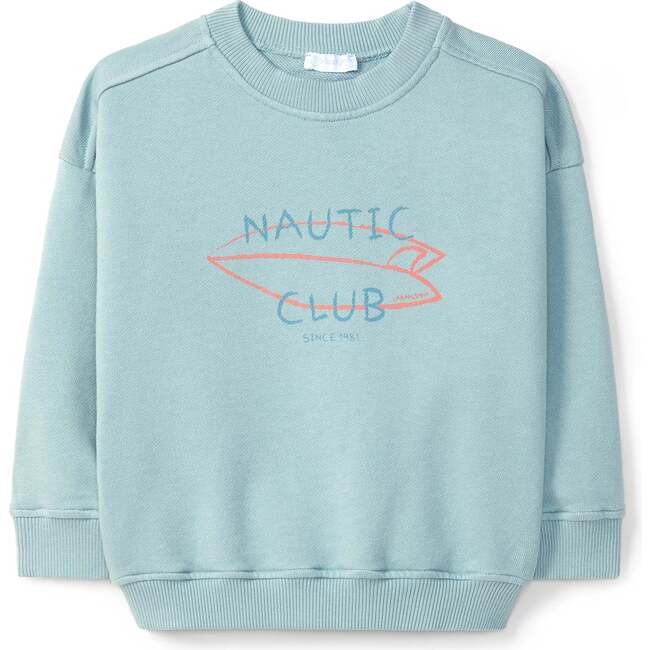 LARANJINHA Sailing Day Sweatshirt, Petrol Blue