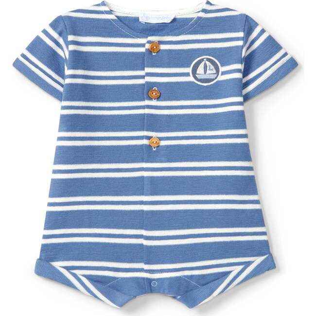 LARANJINHA Striped Sailor Shortie, Blue