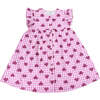 Pink Gingham Hearts Embroidery Girls Sunday Dress & Bloomer Set - Dresses - 1 - thumbnail