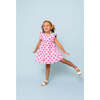 Pink Gingham Hearts Embroidery Girls Sunday Dress & Bloomer Set - Dresses - 2