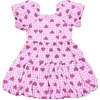 Pink Gingham Hearts Embroidery Daphne Dress - Dresses - 1 - thumbnail