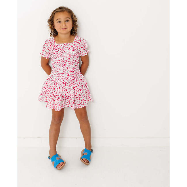 Hearts Print Mirrorball Dress