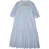 Crew Dress, Light Blue - Dresses - 1 - thumbnail