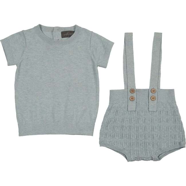 Ocean Baby Set, Textured Blue