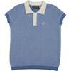 Louis Sweater, Medium Blue - Sweaters - 1 - thumbnail