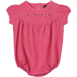 Puce Romper, Hot Pink