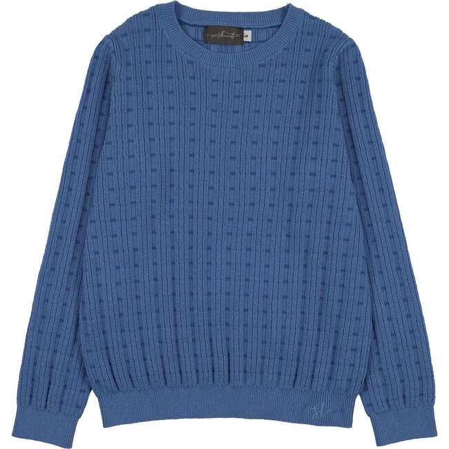 Dennis Sweater Long Sleeve, Medium Blue