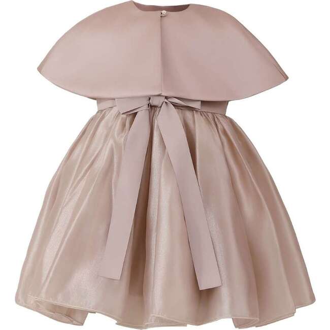 Timeless Cape-Overlay Gown, Pink