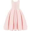 Satin Bow-Back Dress, Pink - Dresses - 1 - thumbnail