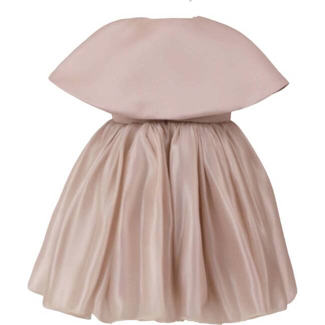 Timeless Cape-Overlay Gown, Pink - Dresses - 3