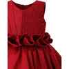 Ruffle Waist Formal Dress, Red - Dresses - 2