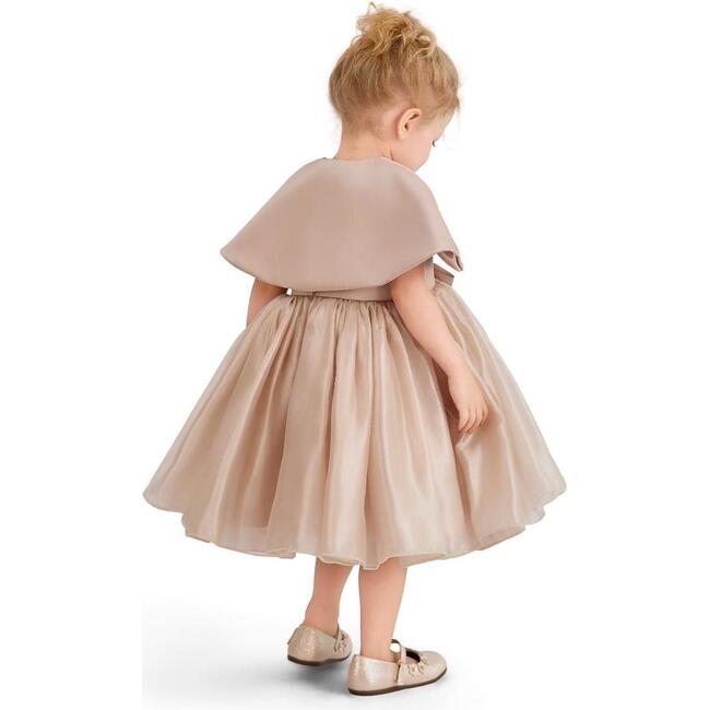 Timeless Cape-Overlay Gown, Pink - Dresses - 7