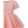 Satin Bow Dress, Pink - Dresses - 3