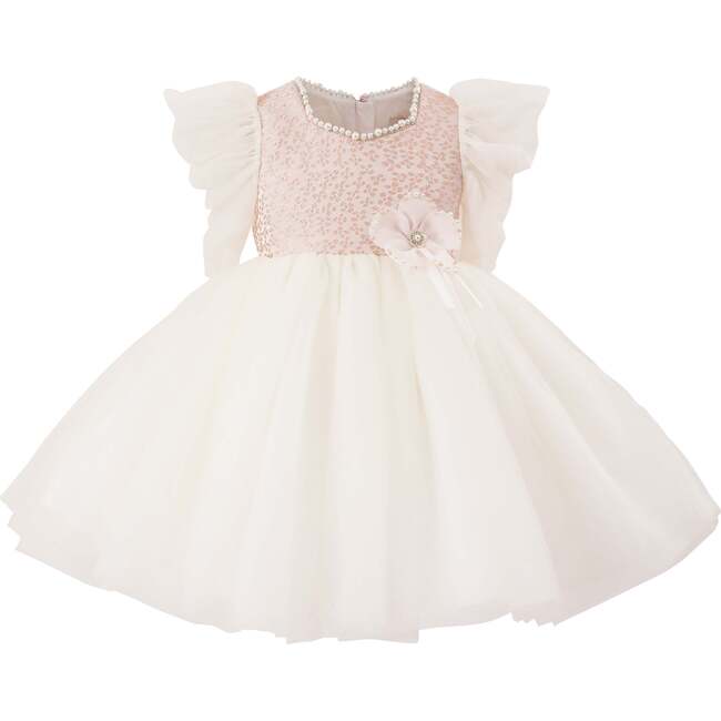 Sequin Tulle Occasion Dress, Pink