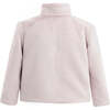 Plush Asymmetrical Coat, Pink - Coats - 2
