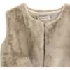 Plush Fur Vest, Beige - Vests - 3