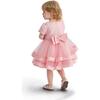 Satin Bow Dress, Pink - Dresses - 7