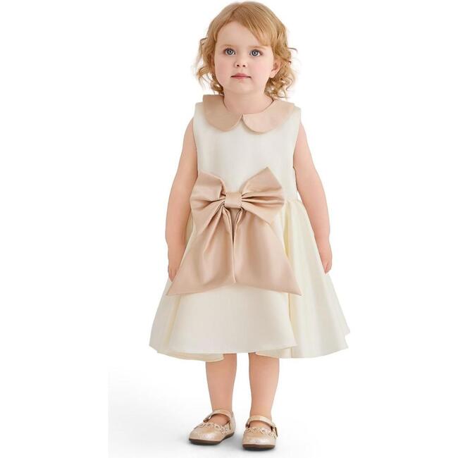 Petal Bow Gown, Cream