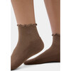 Ruffle Socks Brunette/Suede - Socks - 3