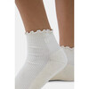 Ruffle Socks Black/Oat Milk - Socks - 3