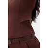 Julie Quarter Zip Top Brunette - Jackets - 3