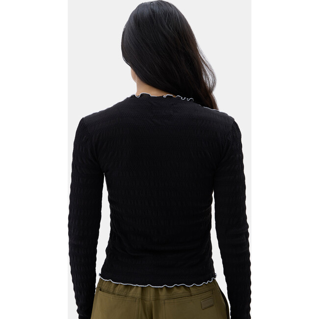 Ynes Long Sleeve Top Black - Tank Tops - 4