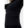 Julie Quarter Zip Top Black - Jackets - 3