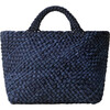St. Barths Medium Tote Double Weave Denim Indigo - Bags - 1 - thumbnail