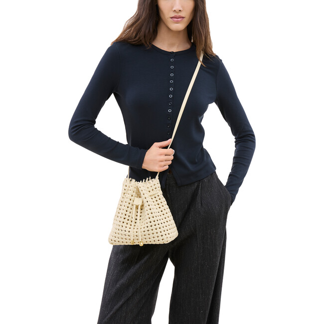 Mallorca Bucket Open Weave Salt