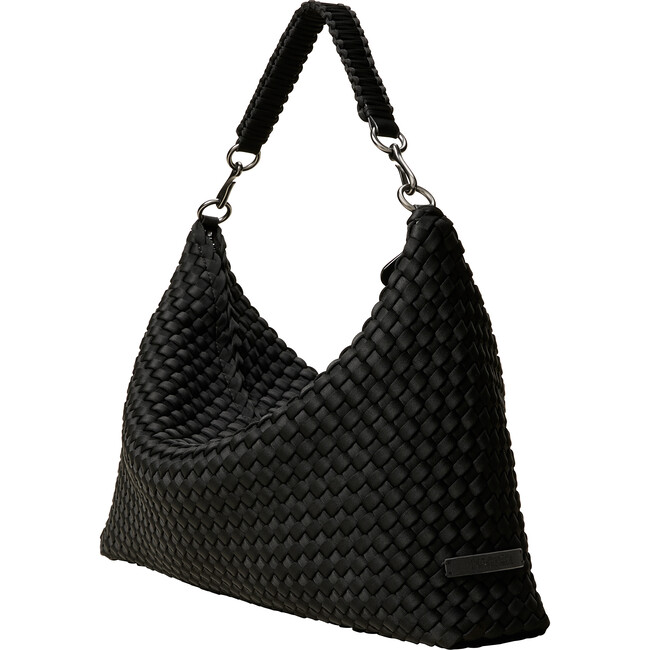 Porto Medium Half-Moon Bag Onyx - Bags - 4