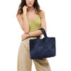 St. Barths Medium Tote Double Weave Denim Indigo - Bags - 2