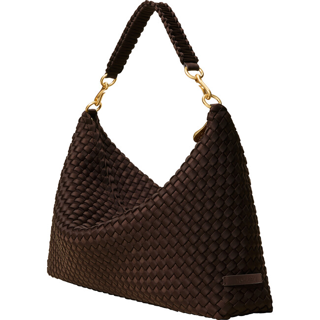 Porto Medium Half-Moon Bag Chocolate - Bags - 4