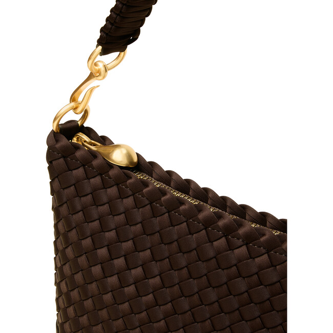 Porto Medium Half-Moon Bag Chocolate - Bags - 5