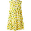 Lemon Stripe Jersey Dress, Yellow - Dresses - 3