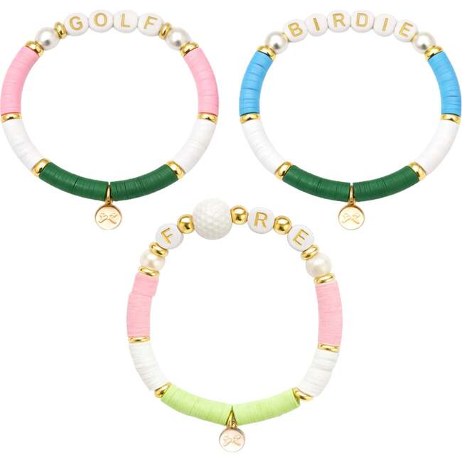 Golf Lovers Bracelet Set, Multi